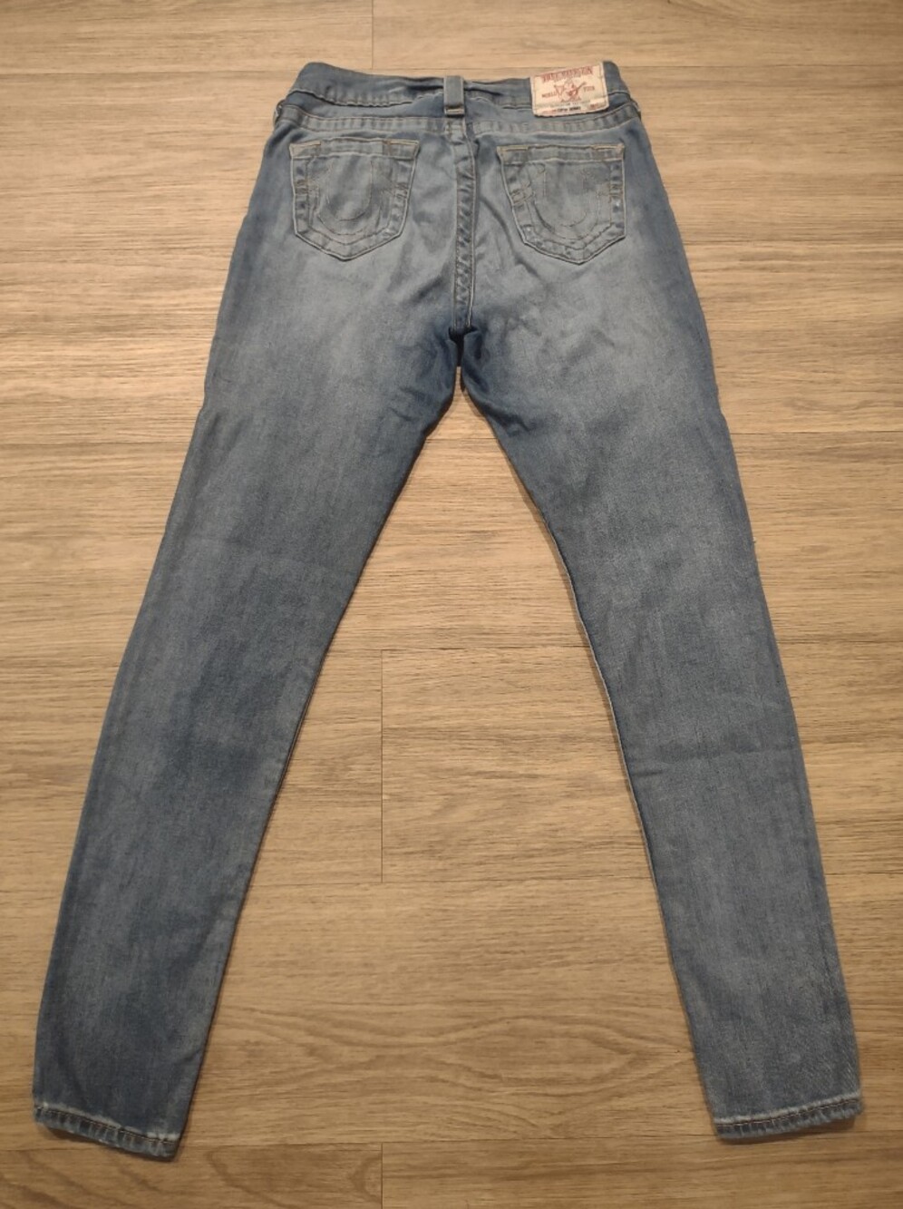 True Religion Women's Skinny Jeans in Light Blue Wash